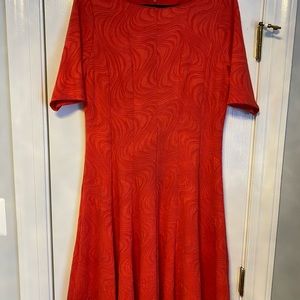 Gabby Skye Red Patterned Dress